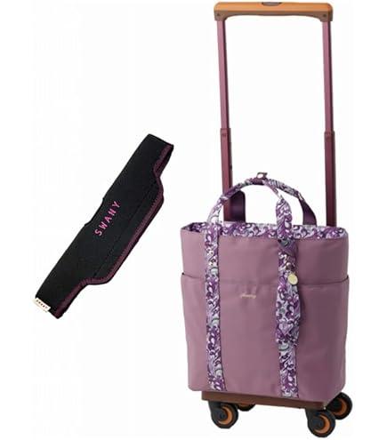 ✨美品✨ スワニー キャリーバッグ D-574 ルバンドIII ブラック 19L スワニー ルバンドIII L21 55cm D-574 (スーツケース・キャリー